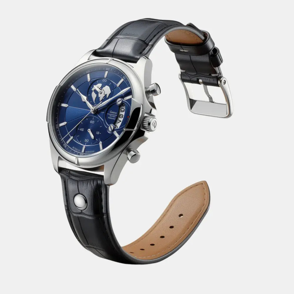 Lifestyle photo of the Meridian Atlantic Steel men's watch